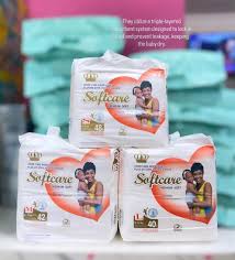 SOFTCARE BABY DIAPER 3-8KG 105 PC
