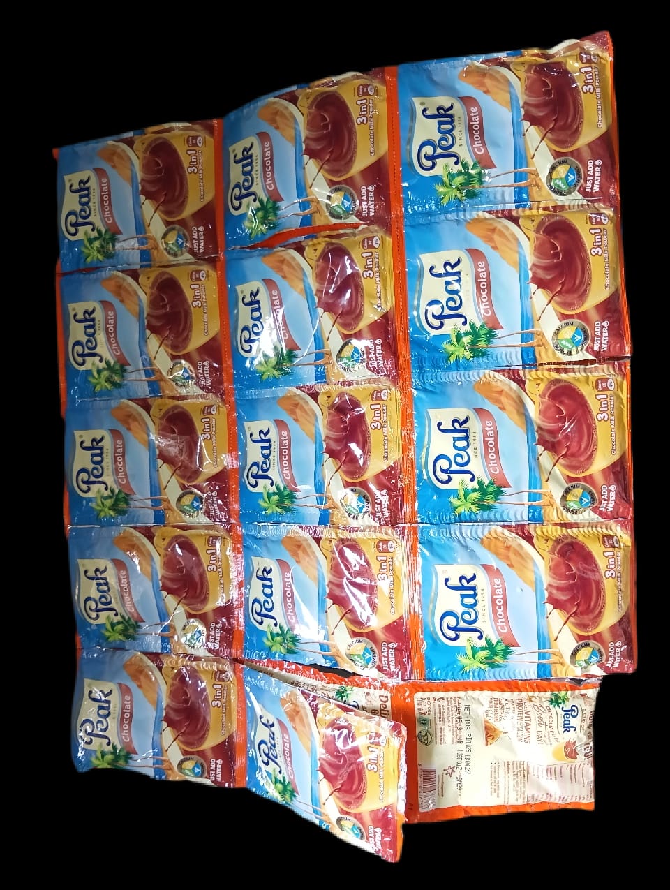 Peak Chocolate 3-in-1 Milk Powder Sachet